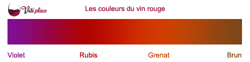 Les couleurs des vins rouges
